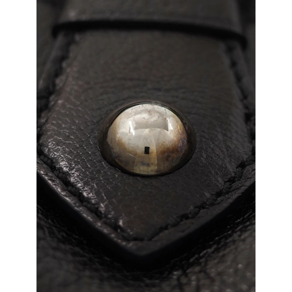 Celine One Shoulder Hobo Bag Leather Black - Picture 4 of 9